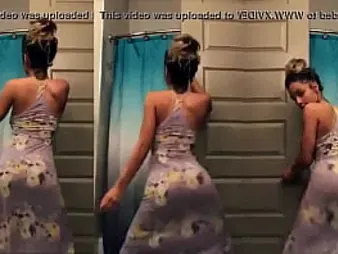 Slim Ample Ass Teenager Dress in a Thick Assed Dress