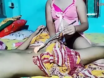 See Indian Duo's Husband See Indian Wife Get Her Highly first Beef whistle and Get a Cumload