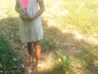 Sizzling Japanese & Sri Lankan teen honies take on tough outdoor plumb-a-thons