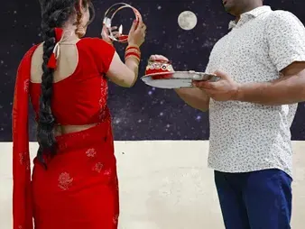 Your Priya's Very first Karva Chauth: Observe Her Get Down & Dirty with a Rock-hard Beefstick Under the Sky