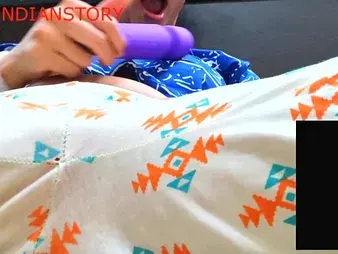 Witness Indian Movie call her ultra-kinky mate while getting off with her fucktoys