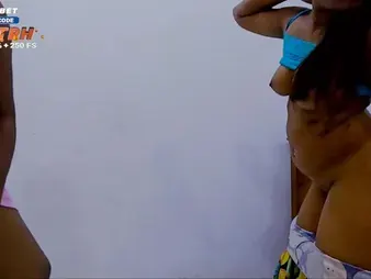 Tarry Tharudini, the dissipated become man caught with a molten 3 way, acquire her fat caboose plumbed while her numero uno skimp