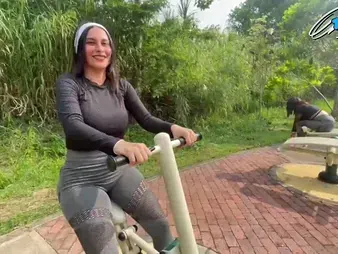 Jenifer Play gets seduced by an older teacher in a moisture public stint