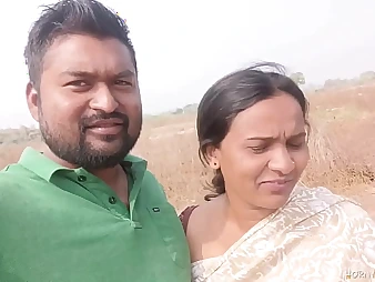 Desi wifey gets her big tits pounded outdoors in be imparted to murder wildest lovemaking POV