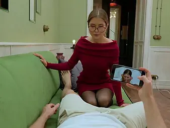 Observe Leo Dee plus Skye Youthfull succeed in their cock-squeezing beavers opened up by Humungous Hard-on