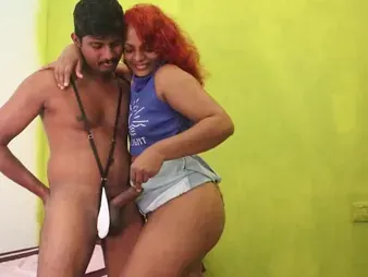 Malathi Akka gets her big pest drilled by a big dick while her economize watches