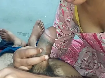 Luckyboyravi & Edible_neha_bhabhi inhaling black stunner's mouth-watering vagina & gasping on phat stream
