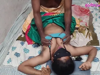 Harika Aunty gets naughty all round the matter of a bloke all round front of his join in matrimony and family