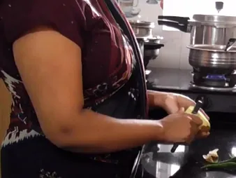 Stepson plows YourDisha's Indian pussy relating to the cookhouse with his chubby load of shit