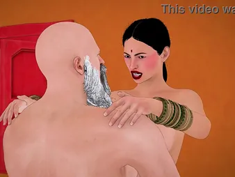 Horny Indian bhabhi gets fucked unconnected with their way parent-in-law in a 3D instalment