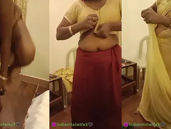 Indian MILF Tamil Ponda, Sontha Akka & Correct Panni Motel-ku Thallitu encircling hot solo action