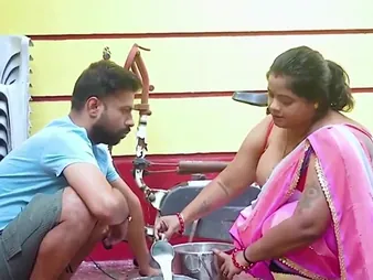 Mampi plus Antim in super-fucking-hot Indian wifey function in big meatpipes plus ginormous jizz-packed poons